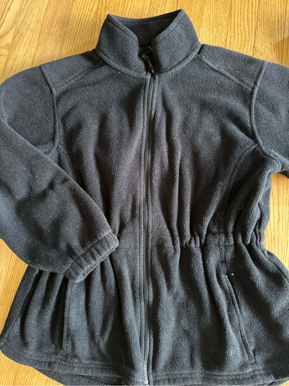 LL Bean zip up tunic sweatshirt